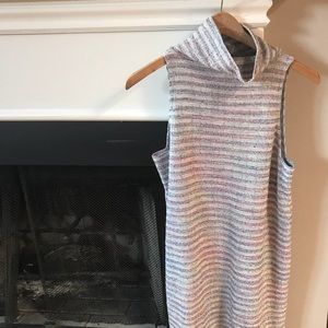 Anthropologie mock neck tunic dress